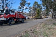 Escaped Pile Burn Yass River Rd Aug 2025