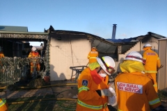 Shed Fire Back Creek Aug 2016